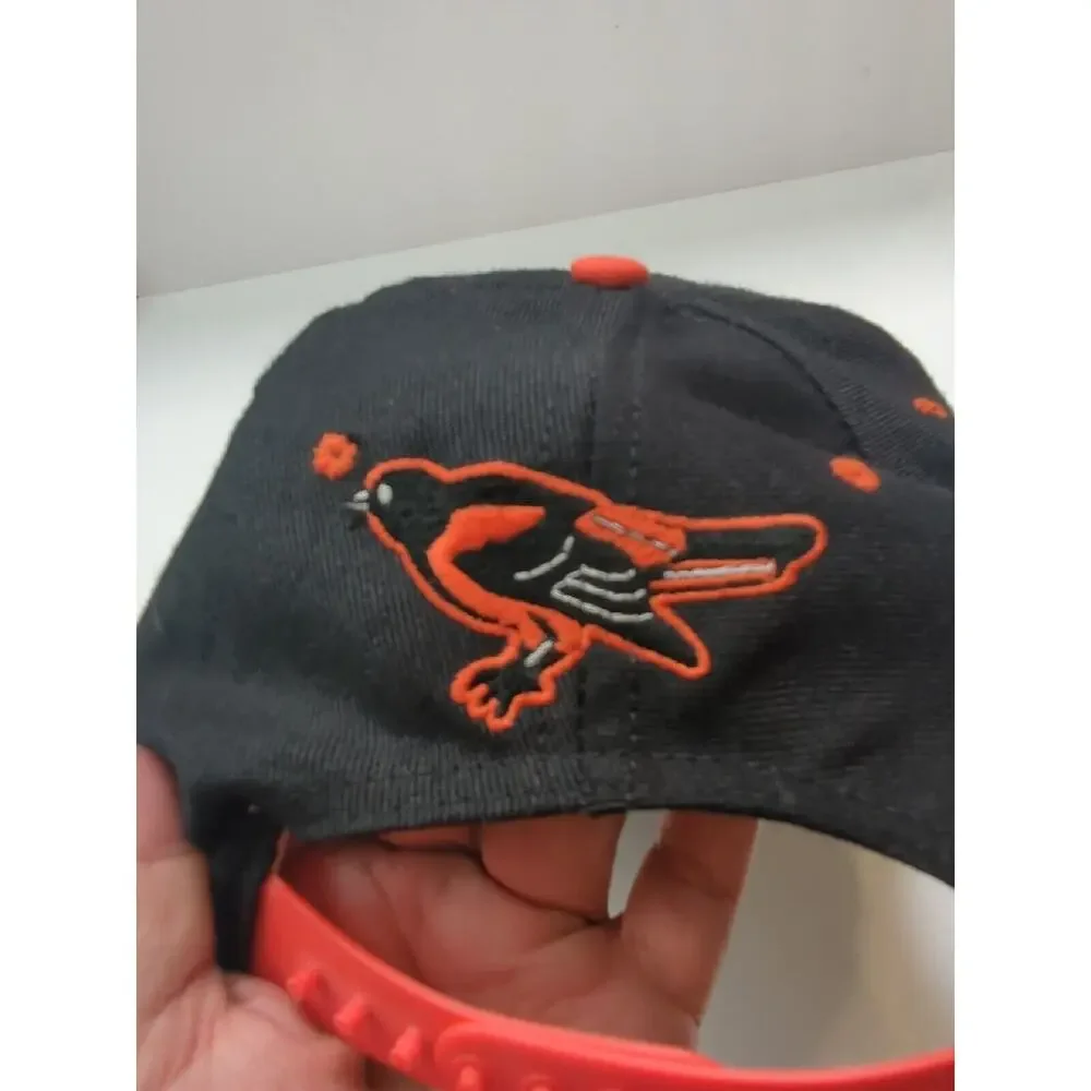 Cal Ripken‎ Jr #8 Baseball Hat Vintage Snap Back By Nutmeg Mills, Embroidered.